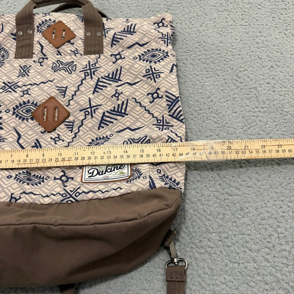 Dakine Traverse Tote 28L Backpack Tribal Geometric Print Brown Cream